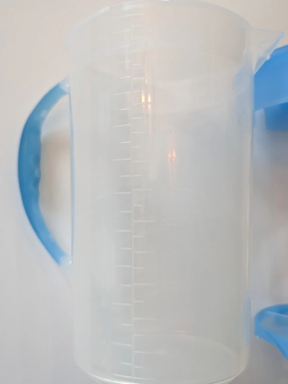 Dr. Brown's Baby Formula Mixing Pitcher, 32 oz., BPA Free, Blue Used Container